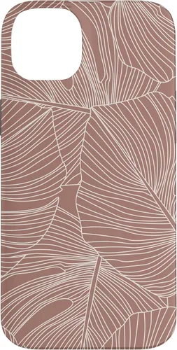 Vista 15 de Modern Minimal Neutral Tropical Monstera Leaf (Terracotta) Case for iPhone 17