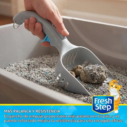 Vista 4 de Fresh Step Cuchara de arena para gatos todo en uno con mango ergonómico