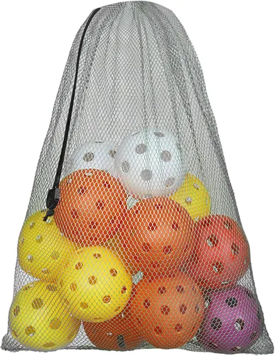 Vista 86 de GSE Games & Sports Expert Bolsa de malla con cordón para béisbol, pelotas de pickleball, pelotas de golf, gimnasio, equipo de natación, lavandería
