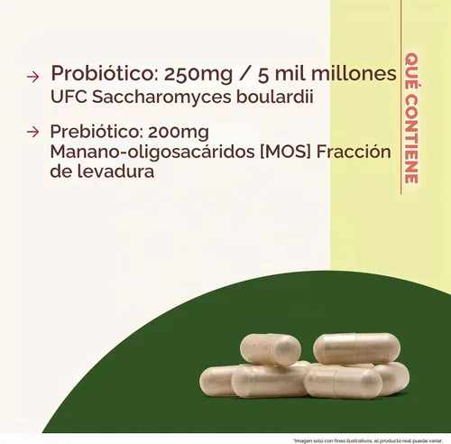 Vista 3 de Suplemento de Jarrow Formulas Sacharomyces boulardii y MOS, SAC, individual, 1, 1