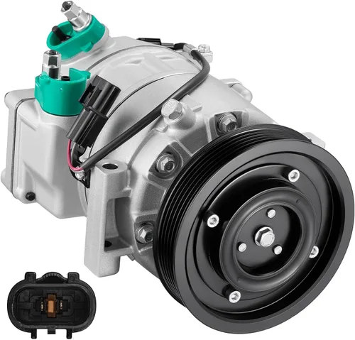 Vista 15 de BDFHYK 57197 Compresor de CA con embrague compatible con Hyundai Santa Fe 2003-2006 y XG350 2002-2005 3.5L, XG300 2001 3.0L, compatible con Kia
