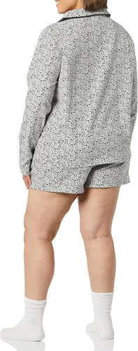 Vista 4 de Tienda Essentials Women's Lightweight Woven Flannel Pajama Set with Shorts