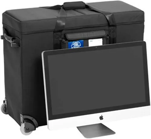 Vista 2 de Tenba Caja de aire para equipo de computadora de transporte para Apple iMac de 27 pulgadas con ruedas (634-725)