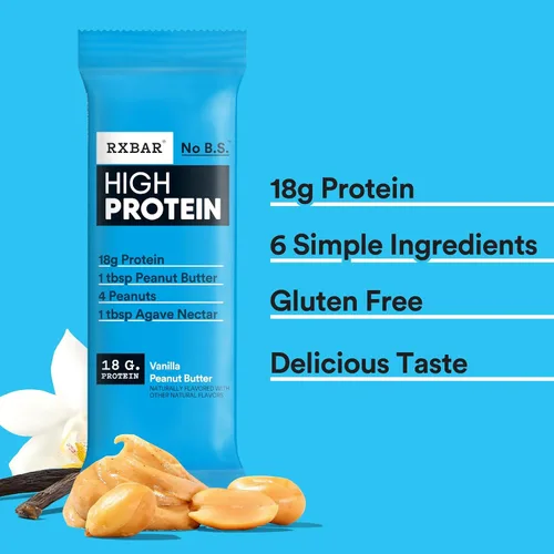 Vista 8 de RXBAR Barras altas en proteínas, 0.63 oz de proteína, sin gluten, aperitivos de proteínas, paquete variado de 2 sabores (2 cajas, 10 barras)