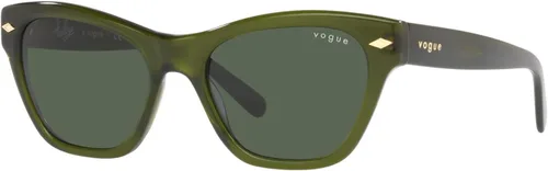 Vista 3 de Vogue Eyewear Woman Sunglasses Opal Green Frame, Dark Green Lenses, 51MM