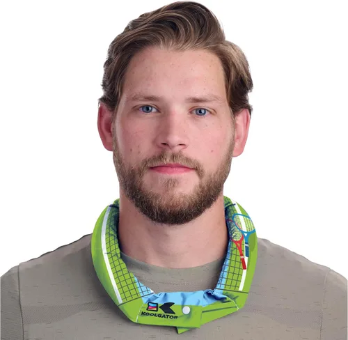 Vista 18 de KOOLGATOR - Banda enfriadora reutilizable para cuello por evaporación, alivio duradero para actividades en clima cálido, deportes y trabajo al aire