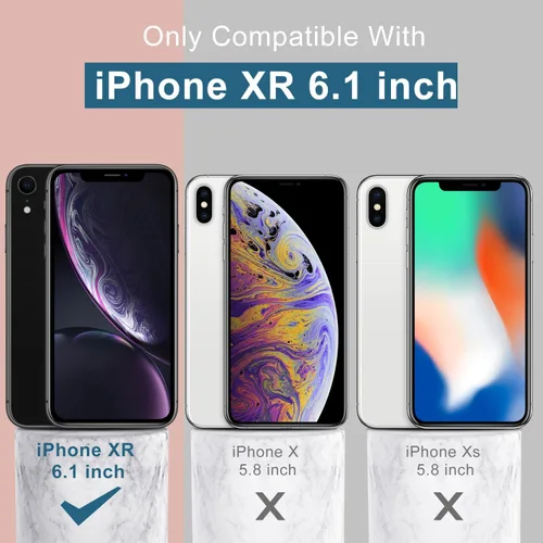 Vista 7 de bemal Funda para iPhone XR,Silicona líquida de ajuste delgado,Protector de pantalla Rosa bebé