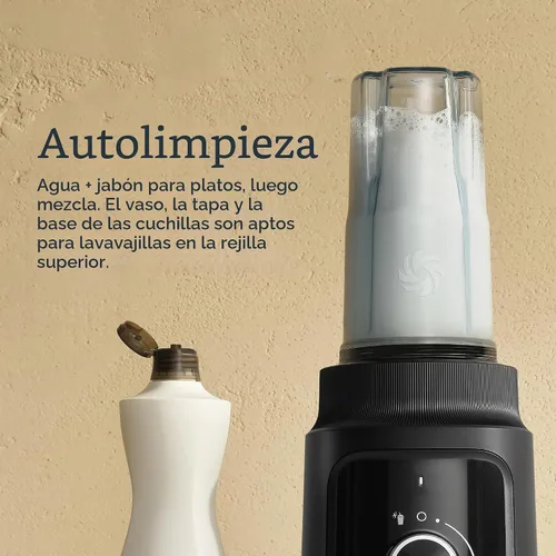 Vista 8 de Vitamix Batidora personal Nano con tecnología SmoothiePilot, color negro