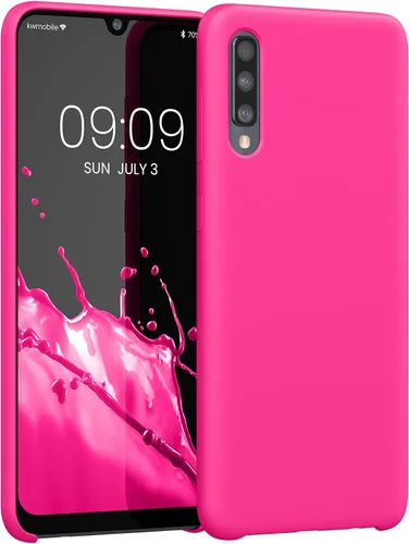 Vista 30 de kwmobile Funda Compatible con Samsung Galaxy A14 5G - Funda de teléfono de TPU y silicona con acabado suave - Verde Lima