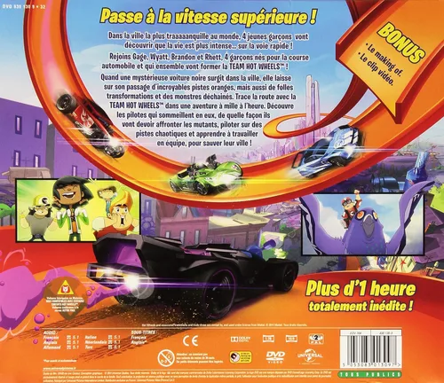 Vista 2 de Team Hot Wheels la légende Coffret 4 Voitures