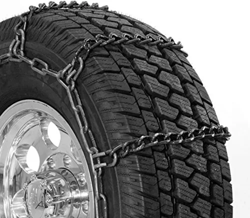 Vista 3 de SCC QG3210 Quik Grip - Cadena de tracción para neumáticos de camión ligero, base ancha DH, juego de 2