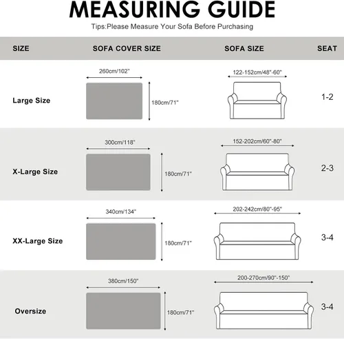Vista 2 de Fundas de sofá para sofá seccional, funda de sofá para perros, fundas de sofá tipo manta, fundas para loveseat, funda para futón, funda