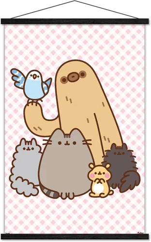 Vista 8 de Trends International Pusheen - Póster de pared con marco magnético