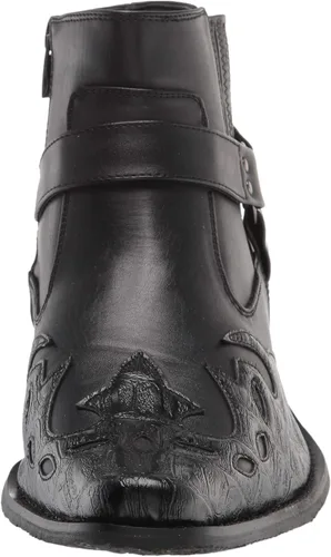 Vista 2 de Enzo Romeo WT11 Western Cowboy - Botines de motocicleta para hombre