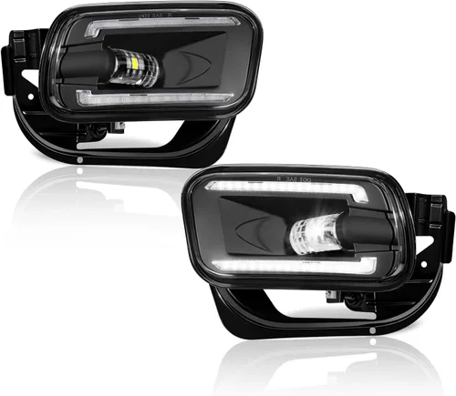 Vista 9 de Kit de luces antiniebla para Dodge Ram 1500, Ram 2500/3500 2009-2012, 2010-2018