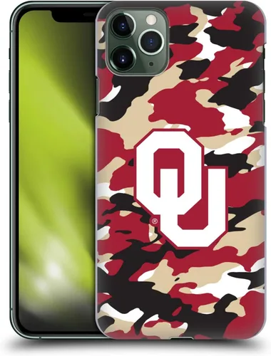 Vista 10 de Head Case Designs Funda rígida OU Boomer de la Universidad de Oklahoma con licencia oficial compatible con Apple iPhone 11 Pro Max