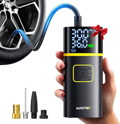 Vista 11 de AUXITO - Compresor de aire portátil resistente de 26000 mAh para camioneta