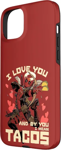 Vista 18 de Marvel Deadpool I Love You and by You I Mean Tacos - Carcasa para iPhone 17