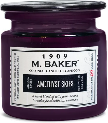Vista 11 de Colonial Candle Vela perfumada de bambú de geranio, vela de cera de mezcla de soja natural de 2 mechas con aceites esenciales, vela en tarro