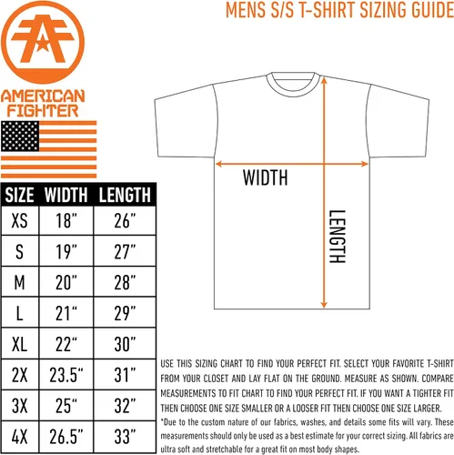 Vista 4 de American Fighter Camisetas patrióticas de manga corta para hombre, camisetas patrióticas de manga corta para hombre de Estados Unidos y México.