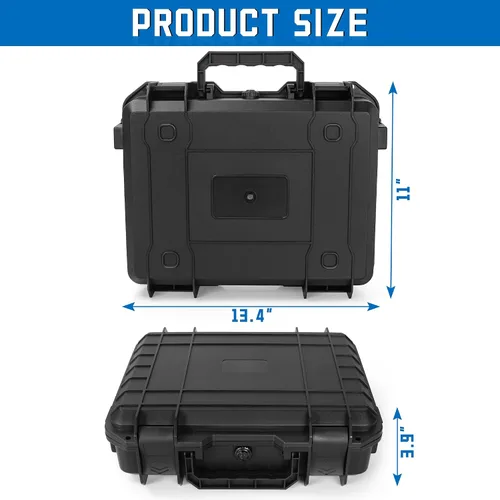 Vista 6 de Funda de almacenamiento en miniatura, funda rígida resistente en miniatura TORIBIO de 48 ranuras compatible con D&D DND Minis y más