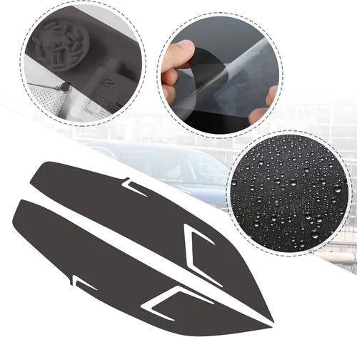 Vista 3 de TOMALL 1 par de películas de vinilo para faros delanteros, tinte de humo compatibles con Honda Civic 2016-2021, calcomanías autoadhesivas para 20%