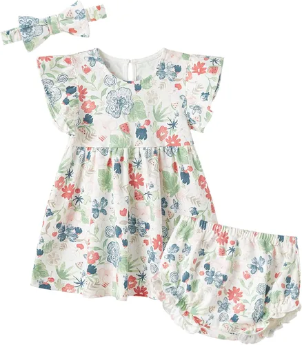 Vista 86 de pureborn Vestido de bebé niña 0-24 meses
