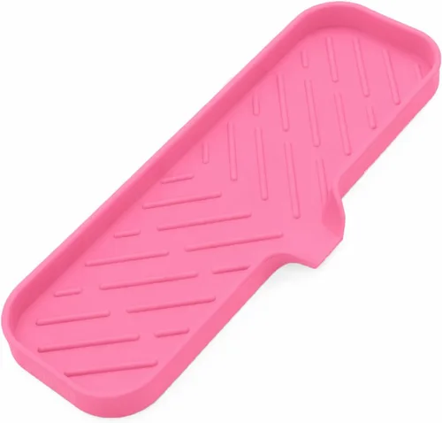 Vista 61 de MicoYang Jaboneras de Baño de Silicona con Boquilla de Drenaje - Organizador de Fregadero de Baño y Cocina, Soporte para Esponja, Bandeja de Jabón