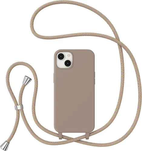 Vista 70 de ZTOFERA Funda para iPhone Air con correa, funda cruzada para teléfono con cordón ajustable para el cuello en los hombros, silicona suave a prueba