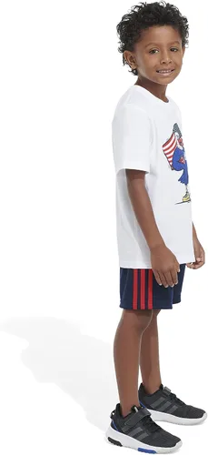 Vista 6 de adidas boys 2-piece Cotton Graphic Tee & Short Set