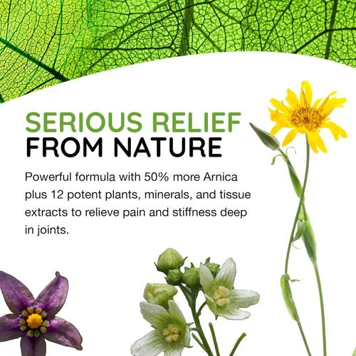 Vista 5 de T-Relief Crema para la artritis árnica +12 medicamentos naturales para aliviar el dolor y la rigidez en las articulaciones de forma natural, 2 onzas