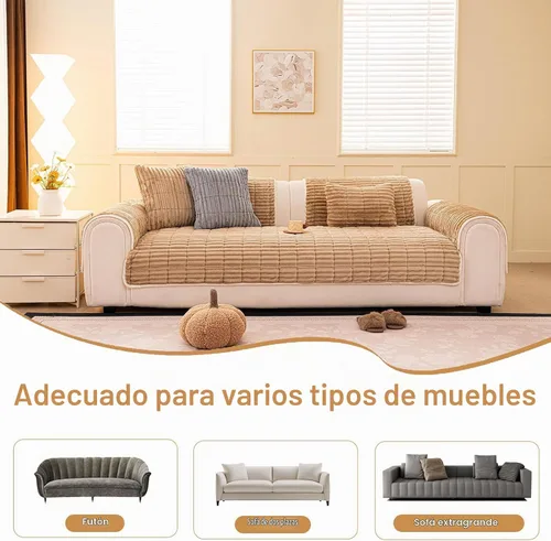 Vista 2 de Funda de sofá lavable para perros, antideslizante, protector de sofá Pet Friendly & Anti-slip Design, Machine Washable, Multi Functional, Works as