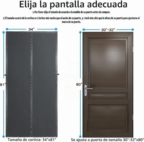Vista 4 de Cortina de puerta aislada térmica magnética reforzada, tela en capas más gruesa
