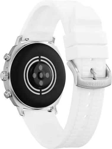 Vista 4 de Citizen CZ Smart PQ2 - Reloj inteligente unisex de 1.614 in con aplicación YouQ con IBM Watson® AI y NASA Research, Wear OS por Google, recursos