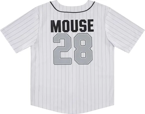 Vista 2 de Disney Camiseta de béisbol con botones de malla Mickey Mouse para niño