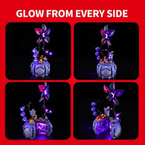 Vista 2 de BRIKSMAX Kit de luces 2.0 compatible con Lego Disney Sally Flowerpot 43288 - Kits de iluminación LED originales (solo accesorios) para exhibición
