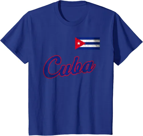 Vista 12 de Camiseta cubana con bandera de béisbol de Cuba 2023, Negro