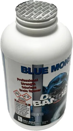 Vista 7 de Blue Monster Drain Banger - Limpiador de drenaje de 2 libras, paquete de 2