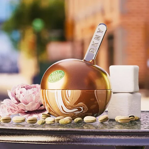 Vista 2 de DKNY Be Delicious Latte Pistachio Eau de Parfum Perfume en espray para mujer, 1.7 onzas líquidas