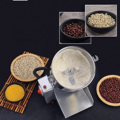 Vista 5 de 2500g Household Small Crusher, Electric Coffee Grinder, Grain Dry Grinder, Stainless Steel High-Power Spice Grinder, Fine Grinding Crusher