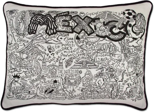 Vista 103 de Catstudio Portland (Oregon) - Almohada decorativa bordada