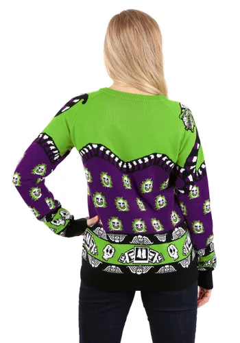Vista 5 de Suéter de Halloween para Adultos Beetlejuice Lydia Deetz Multicolor