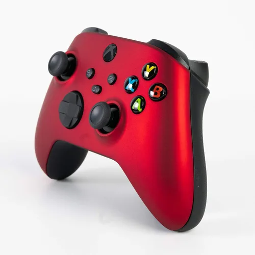 Vista 3 de Mando inalámbrico Bluetooth para Xbox One S Rojo