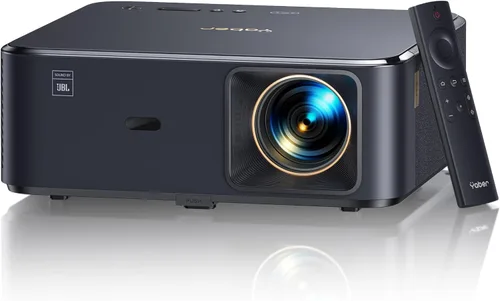 Vista 11 de Proyector 4K con Google TV, YABER K2s WiFi 6 Bluetooth, Sonido de JBL, Audio Dolby, Enfoque Automático y Keystone, Proyector de Película al Aire