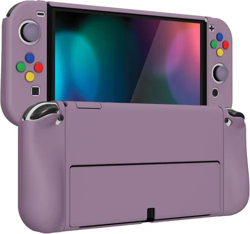 Vista 7 de PlayVital AlterGrips - Funda protectora delgada para Nintendo Switch OLED, funda de agarre ergonómico para Joycon, carcasa rígida acoplable