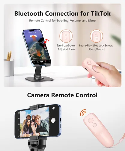 Vista 6 de Fuloview Turner de páginas con control remoto para lectores electrónicos Kindle Paperwhite Kobo, girador de páginas con control remoto inalámbrico