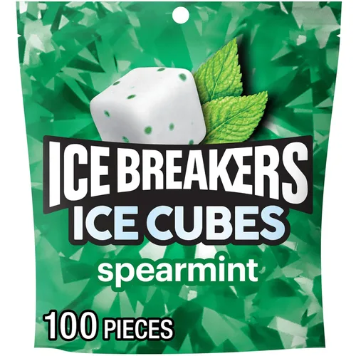 Vista 9 de ICE BREAKERS Ice Cubes - Botellas de goma de mascar sin azúcar con sabor a menta verde, 3.24 onzas (6 unidades, 40 piezas)