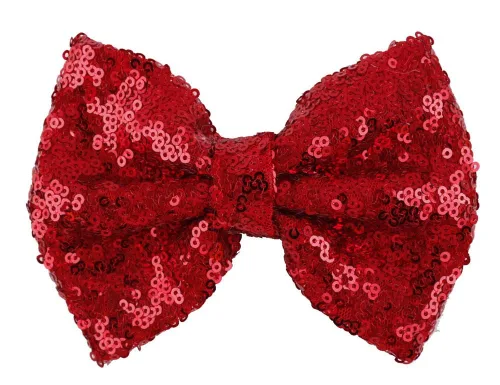 Vista 4 de Love Fairy Fashion Bow Horquilla Lentejuelas Pinza para el pelo Multicolor 0ptional para niños y mujeres (negro)
