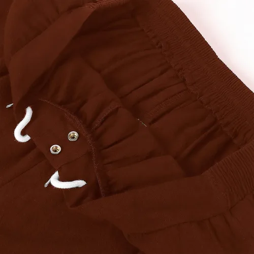 Vista 5 de Pantalones de pirata para hombre, medieval, renacentista, vikingo, con cordones, pantalones de cosplay, pantalones cortos de disfraz de cincha