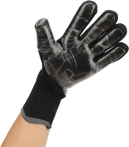 Vista 4 de 2pcs Soccer Goalie Gloves, Football Goalkeeper Gloves with Anti Slip Latex Palm and Extra Finger Protection, Breathable Mesh for Competitive Play